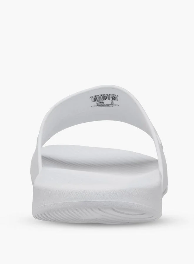 Kappa WHITE Men Logo Embossed Slides for Men | Best Price UAE