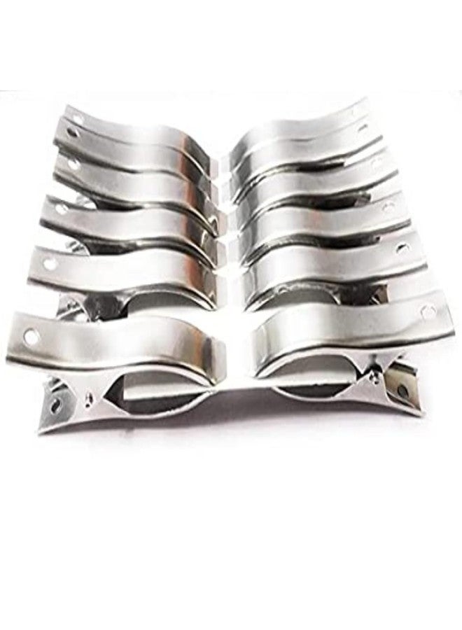 Homenique 24 Pcs Stainless Steel Clothes Clips Pegs for Drying, Rust-Free, Strong Grip, Windproof, Multipurpose Use for Laundry, Socks, Towels, Papers, Kitchen – Silver - Image 2