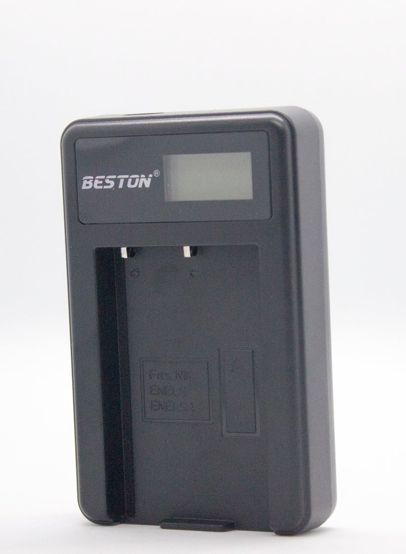 BESTON Beston Charger for Nikon EN-EL9A Batteries: Designed to efficiently charge Nikon EN-EL9A batteries, this charger ensures your Nikon camera remains powered up and ready for extended shooting sessions. - Image 4