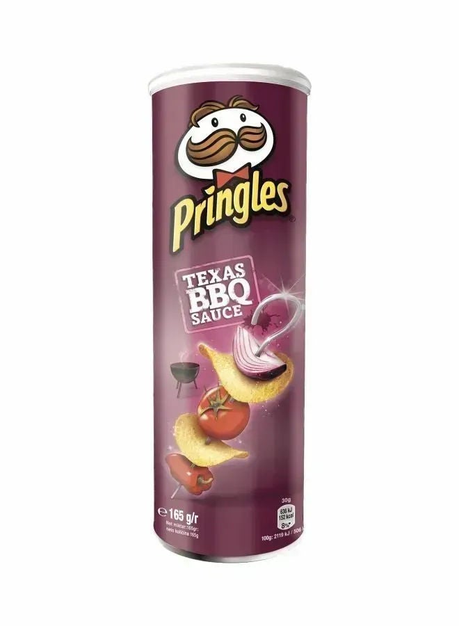 Pringles Bbq Sauce Flavoured Chips, 165g