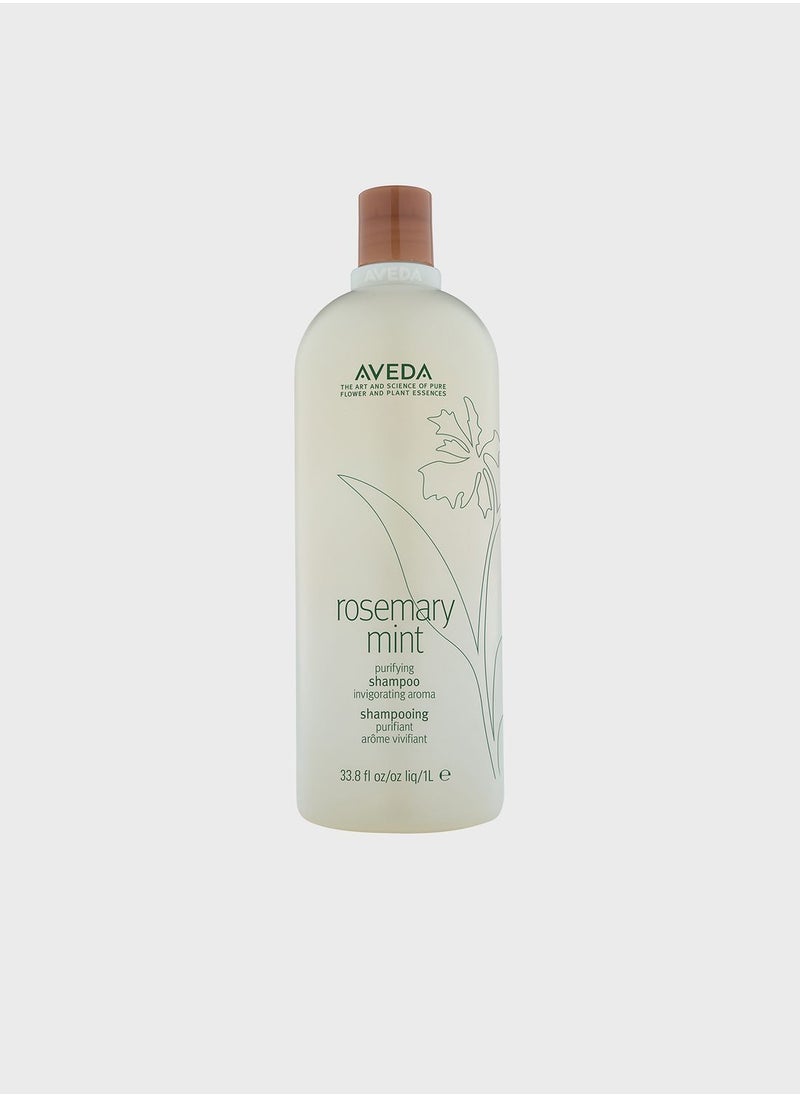 AVEDA - Rosemary & Mint Weightless Shampoo 1 Litre - Image 1