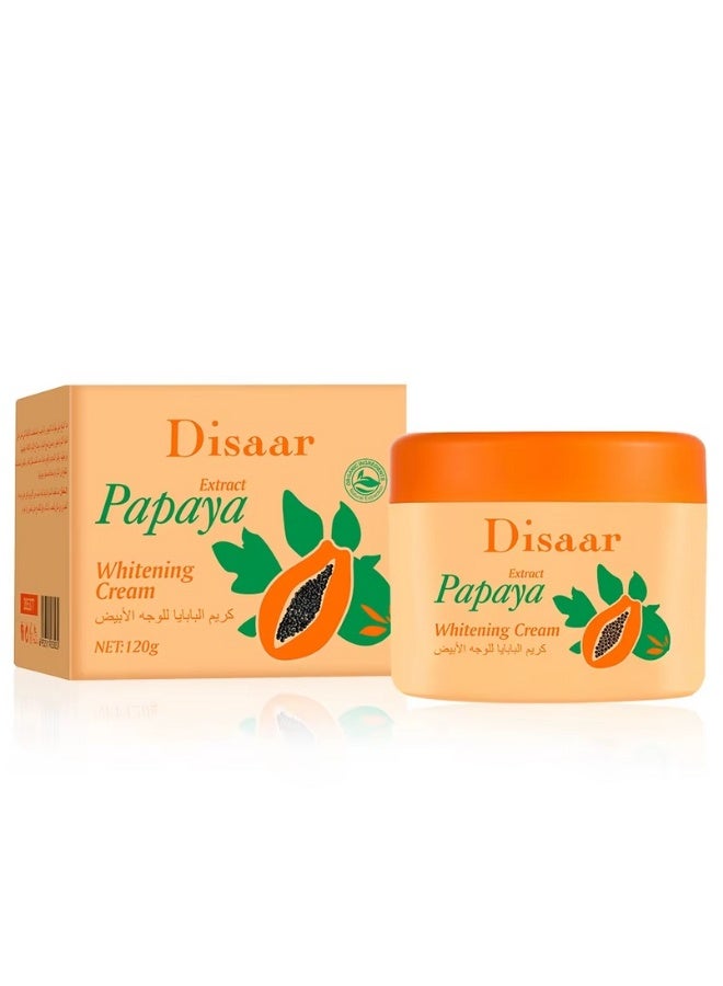 ديسار كريم البابايا لتفتيح البشرة 120 جم مع فيتامين إي وخلاصة البابايا لتغذية البشرة بعمق وترطيبها وتفتيحها وجعلها ناعمة ومشرقة - Image 1