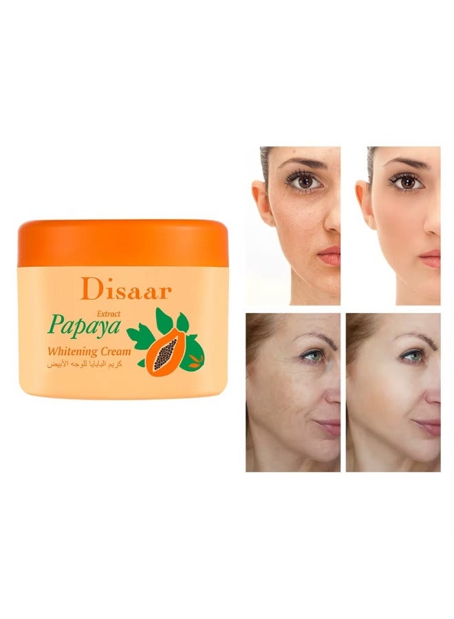 ديسار كريم البابايا لتفتيح البشرة 120 جم مع فيتامين إي وخلاصة البابايا لتغذية البشرة بعمق وترطيبها وتفتيحها وجعلها ناعمة ومشرقة - Image 2