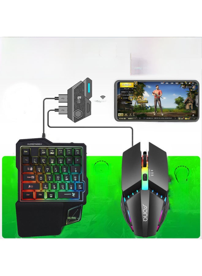 M3 Heroes Alliance Phantom Of The Opera Throne Wired Chicken Eating Automatic Gun Throne Keymouse Converter-Product Color:G101 + SE Throne + M3