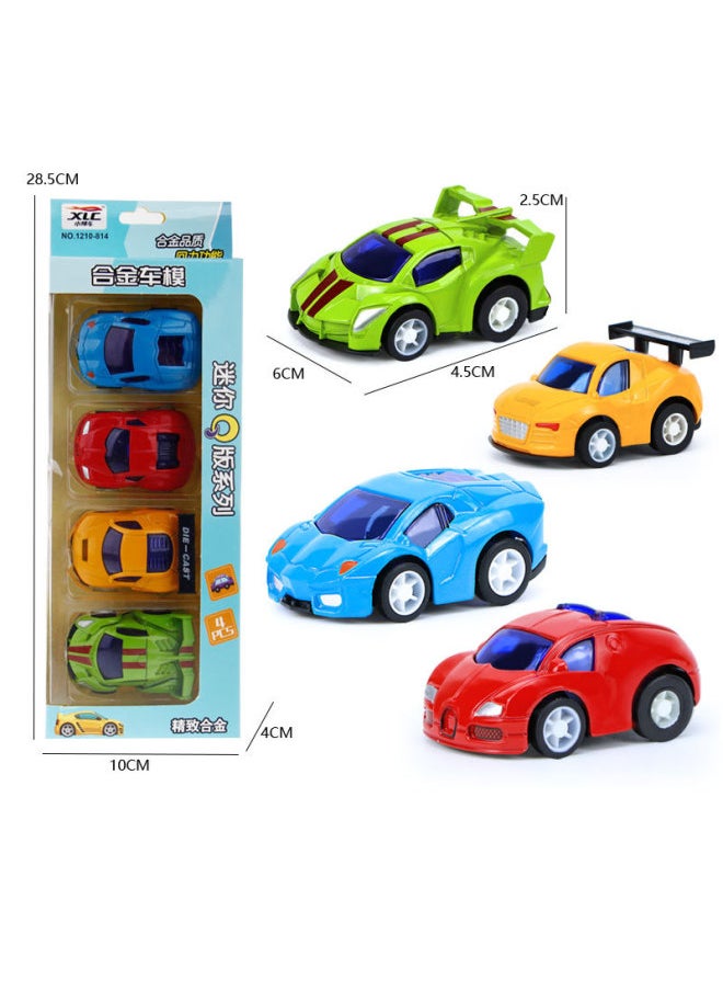 Generic Children's Alloy Simulation Pull-back Fighter Tank Sanitation Vehicle Model Boy Jeep School Bus Set Series-Color:1210-815 Mini Car Alloy Back Force  - Image 3