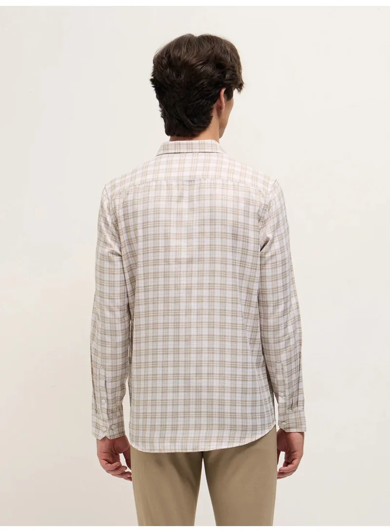 THE BEAR HOUSE  Men’s Long Sleeve Shirt – Classic, Comfortable and Stylish Essential for Work, Travel or Casual Outings for Men | Best Price UAE