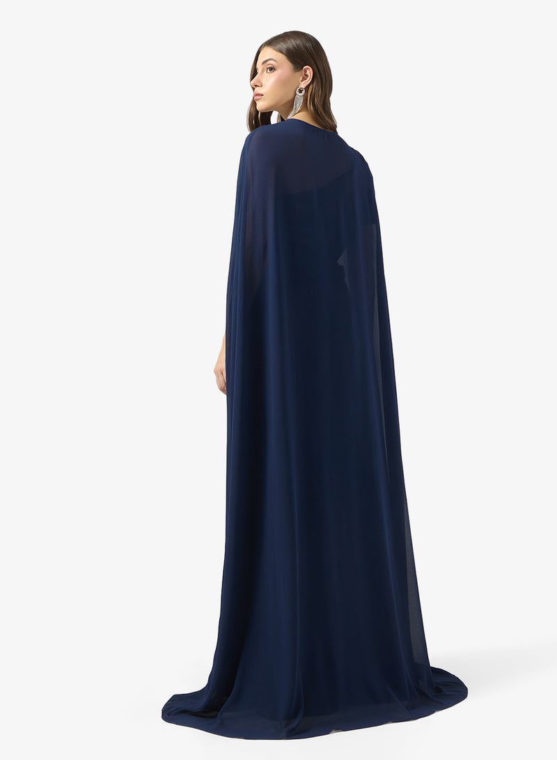 TFNC Lisa Navy Maxi Cape - Image 2
