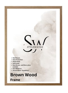 StyleWayez Wall Modern Wood Picture Frames 50x70 cm - Black Color  - Image 4