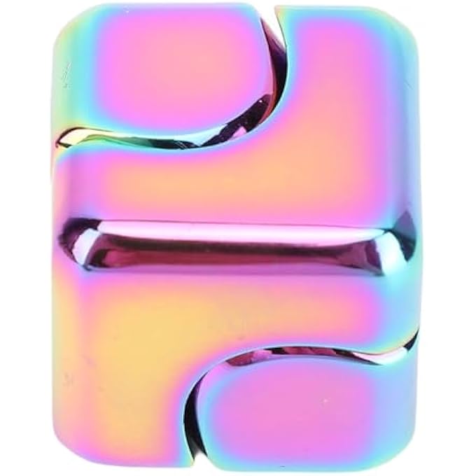Yechiry Aluminum Alloy Split Stress Relieve Decompression Finger Rotation Toy, Easy Play, Boost Work Efficiency, Tabletop Play Toy - Image 4