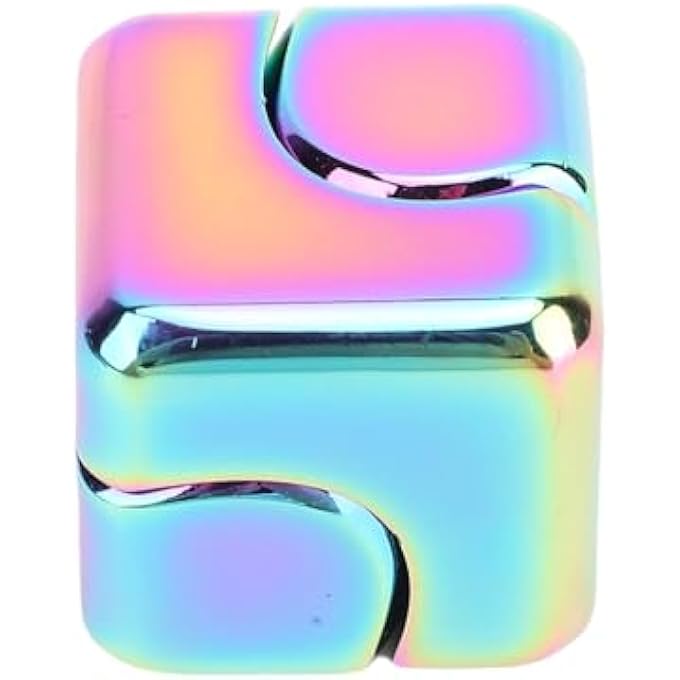 Yechiry Aluminum Alloy Split Stress Relieve Decompression Finger Rotation Toy, Easy Play, Boost Work Efficiency, Tabletop Play Toy - Image 3