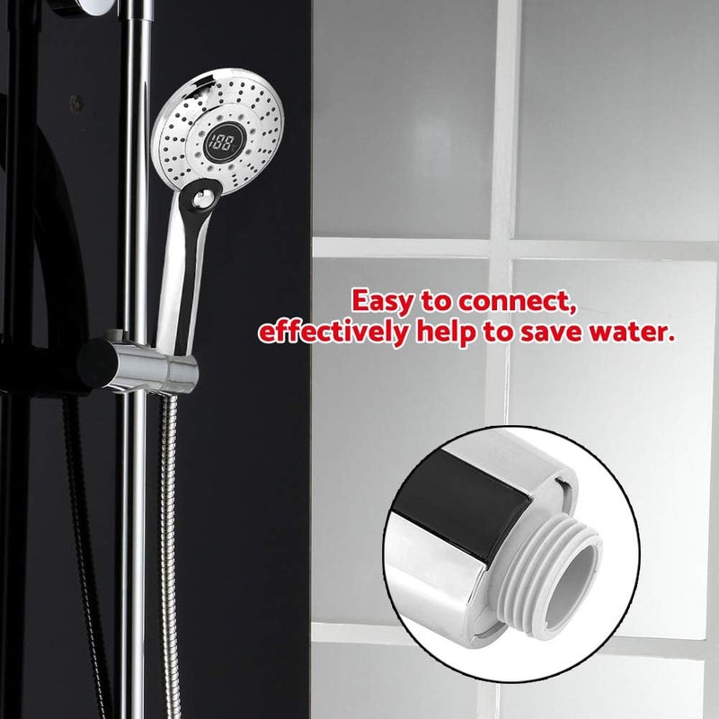 klarako Shower Head,Digital Display 3 Spraying Mode Luxury Handheld Shower Head Adjustable High Pressure Rainfall Spray with Removable Hand Held Rain Showerhead for The Bathroom - Image 1