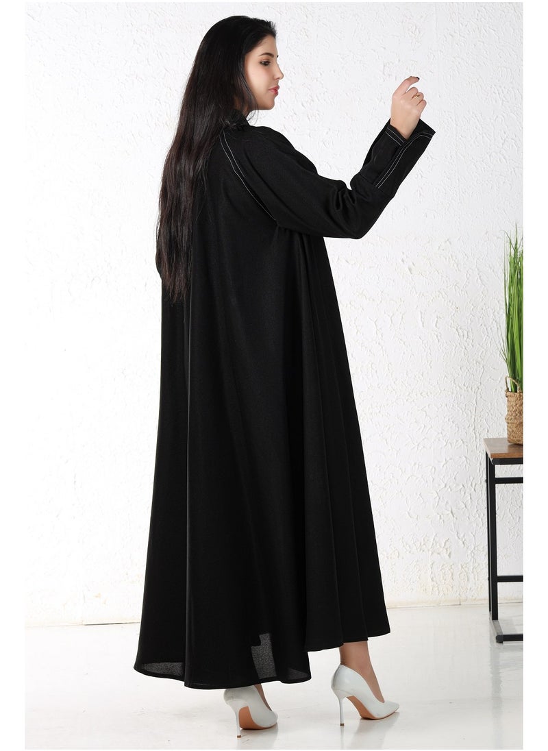 Black abaya with embroidery - pzsku/Z69790EE8DFDC348E8005Z/45/_/1707909087/60efb559-8f3a-449f-b4ed-240fab1c3af2