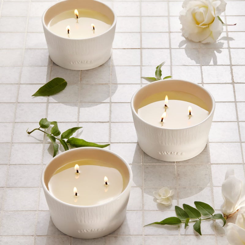 Thymes 3-Wick Candle with Lid - Eucalyptus - 13.5 Oz - Image 5