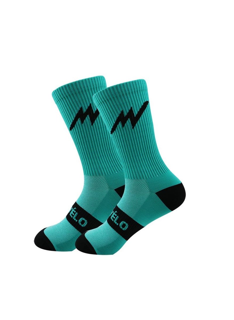 Loquat Anti Slip Mid Calf Sport Socks 