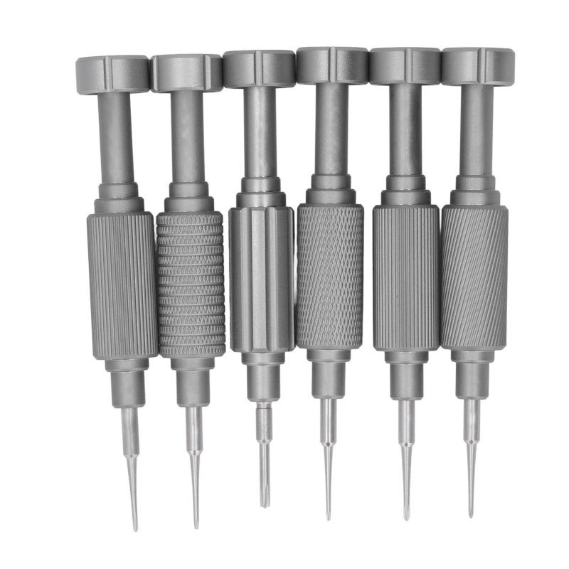 MECHANIC Phone Screwdriver Set: 6 Pcs Mg Silicon Alloy Chromium Vanadium Steel Bits - Strong Magnetic Smooth Operation for Electronic Device Repair - Image 1