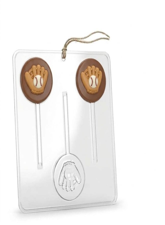 Lollipops Baseball and Glove Lollipop Chocolate Candy Mold 3337 - Image 1
