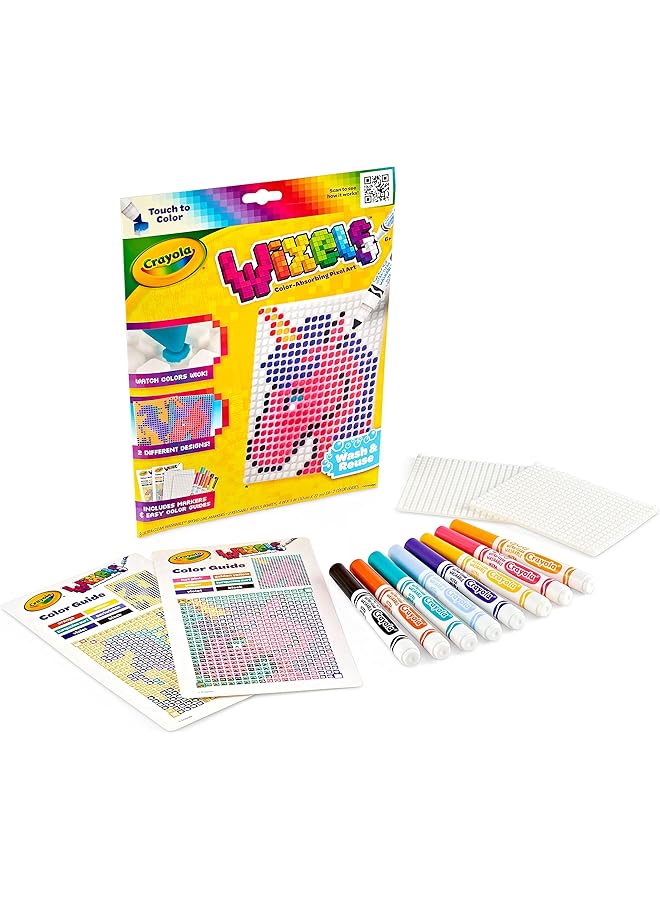 كرايولا مجموعة تلوين فن البكسل من Wixels Unicorn Activity Kit هدية للأطفال من سن 6 إلى 7 سنوات - Image 5