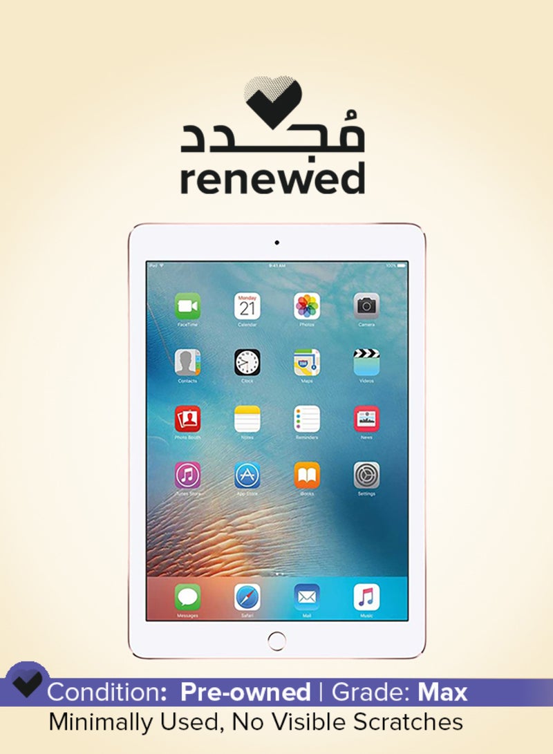 ابل  تجديد - آيباد برو 9.7 بوصة 32 جيجابايت واي فاي وردي ذهبي مع فيس تايم - النسخة الدولية - Image 1