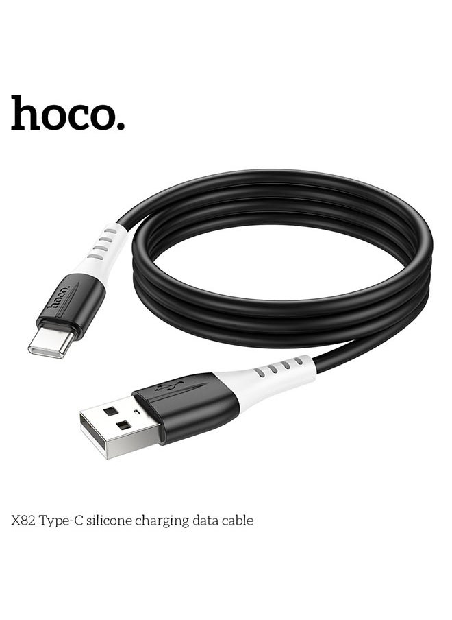 X82 Type-C silicone charging data cable