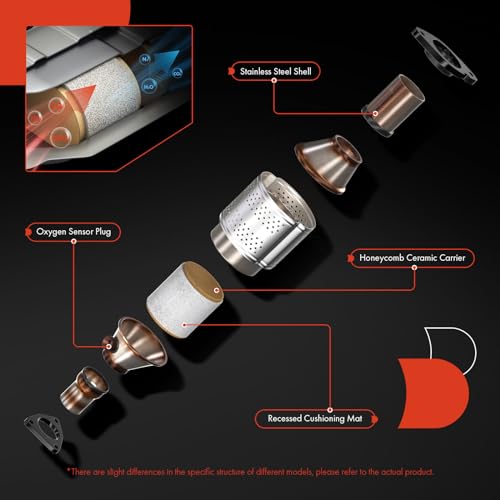 A-Premium Rear Catalytic Converter with Gasket Kit Direct-Fit Compatible with Hyundai Sonata 2009-2015 & Kia Optima 2013-2016, Forte 2010-2013, Forte Koup 2010-2014, 2.0L 2.4L, E.P.A. Compliant - Image 4