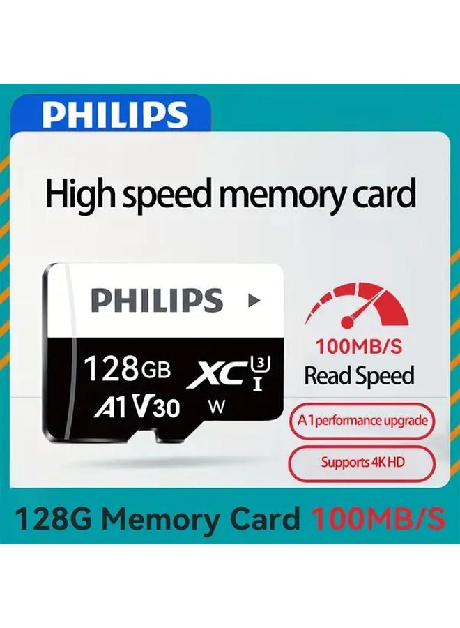 Philips 128GB High Speed Memory Card Micro SD Card for Cameras Phones Tablets - Image 1