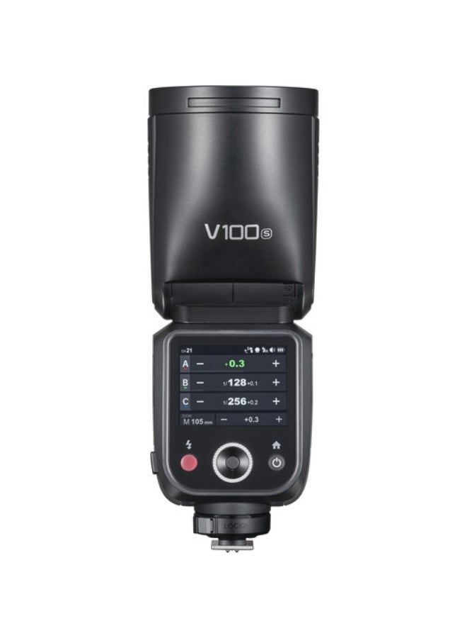 جودوكس فلاش Godox V100S بقدرة 100 واط مع شاشة تعمل باللمس لكاميرات سوني – تزامن عالي السرعة ونظام لاسلكي - Image 5