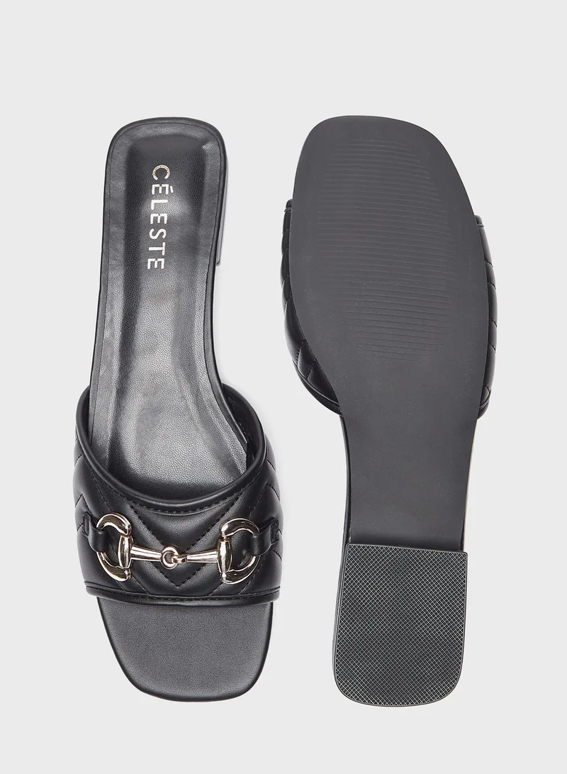 Celeste Single Strap Flat Sandals