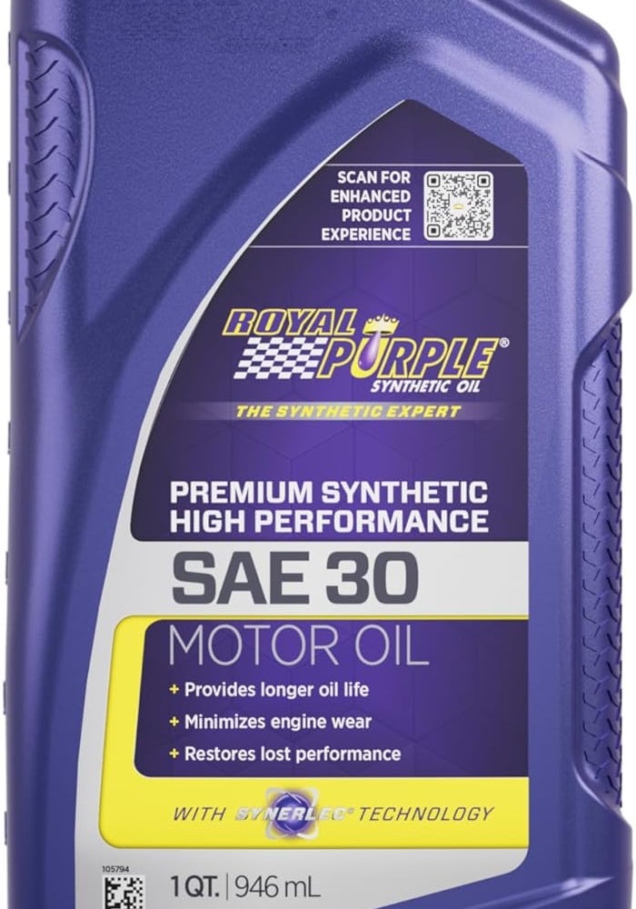Royal Purple زيت محرك صناعي ممتاز رويال بيربل SAE 30 - 1 لتر - Image 1