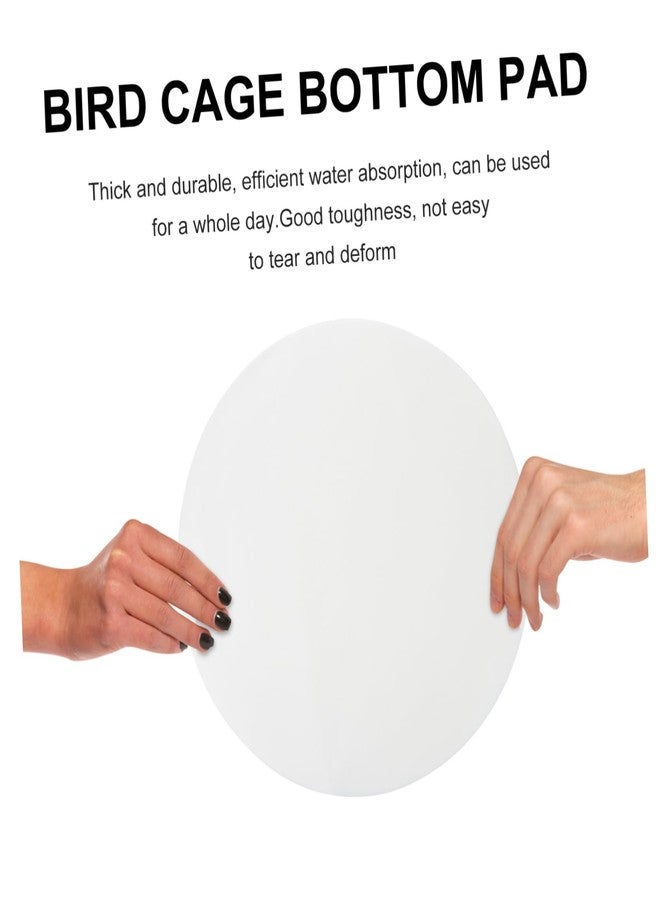 BESPORTBLE 100pcs Bird Cage Liners Disposable Parrot Paper Cushion Mats Absorbent Safe and Breathable Bottom Pads for Bird Cage Cleaning and Maintenance - Image 5