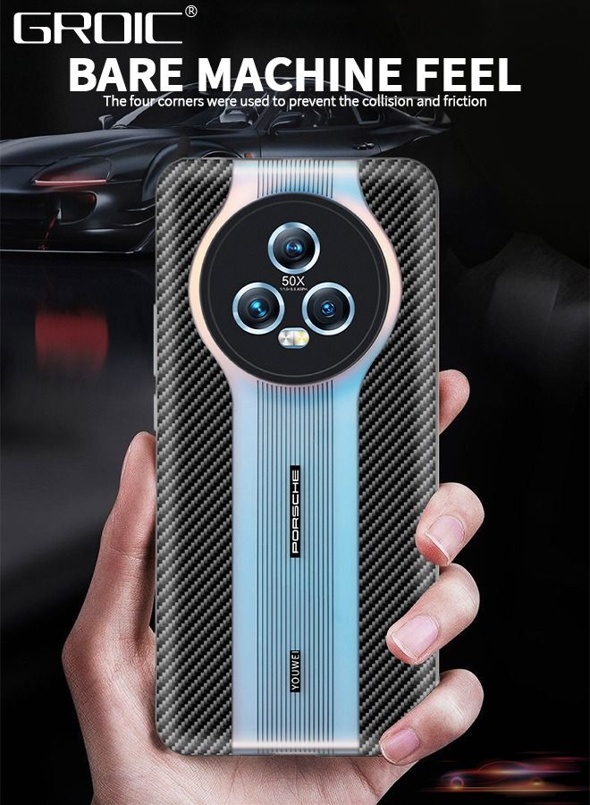 GROIC For Honor Magic 5 Pro Luxury Case Carbon Fiber Back Cover Compatible with Camera Protection Shockproof Phone Shell 6.81'' - Image 2