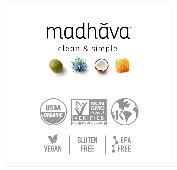 Madhava Naturally Sweet Organic Blue Agave Low-Glycemic Sweetener, Golden Light, 23.5 Ounce - Image 5