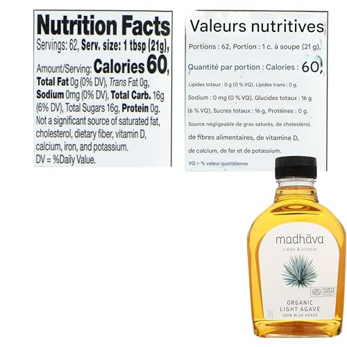 Madhava Naturally Sweet Organic Blue Agave Low-Glycemic Sweetener, Golden Light, 23.5 Ounce - Image 4
