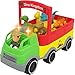 Kiddieland Dinosaur Safari Truck with Lights Sounds and 5 Roaring Dinos FreeWheeling Pretend Play Vehicle with Removable Driver Music AutoStop Action - Image 3