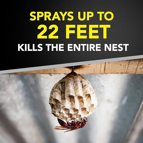 Raid Wasp and Hornet Killer Spray, Kills the entire nest, Kills Paper Wasps, Yellow Jackets, Mud Daubers and more, 14 oz (Pack of 12) - Image 3
