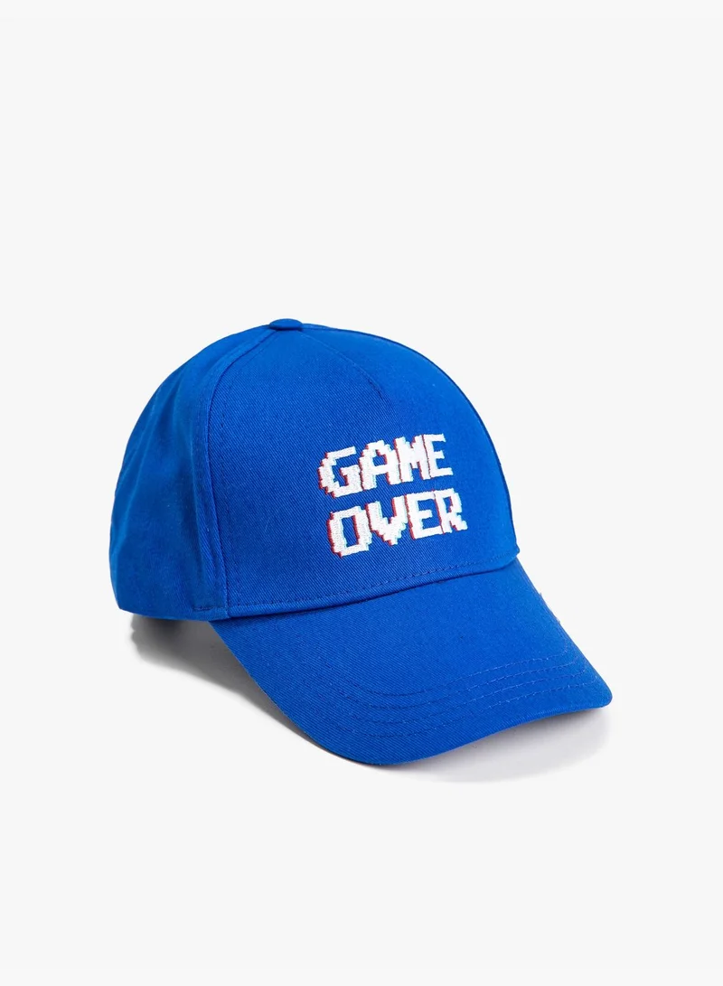 KOTON Embroidered Hat