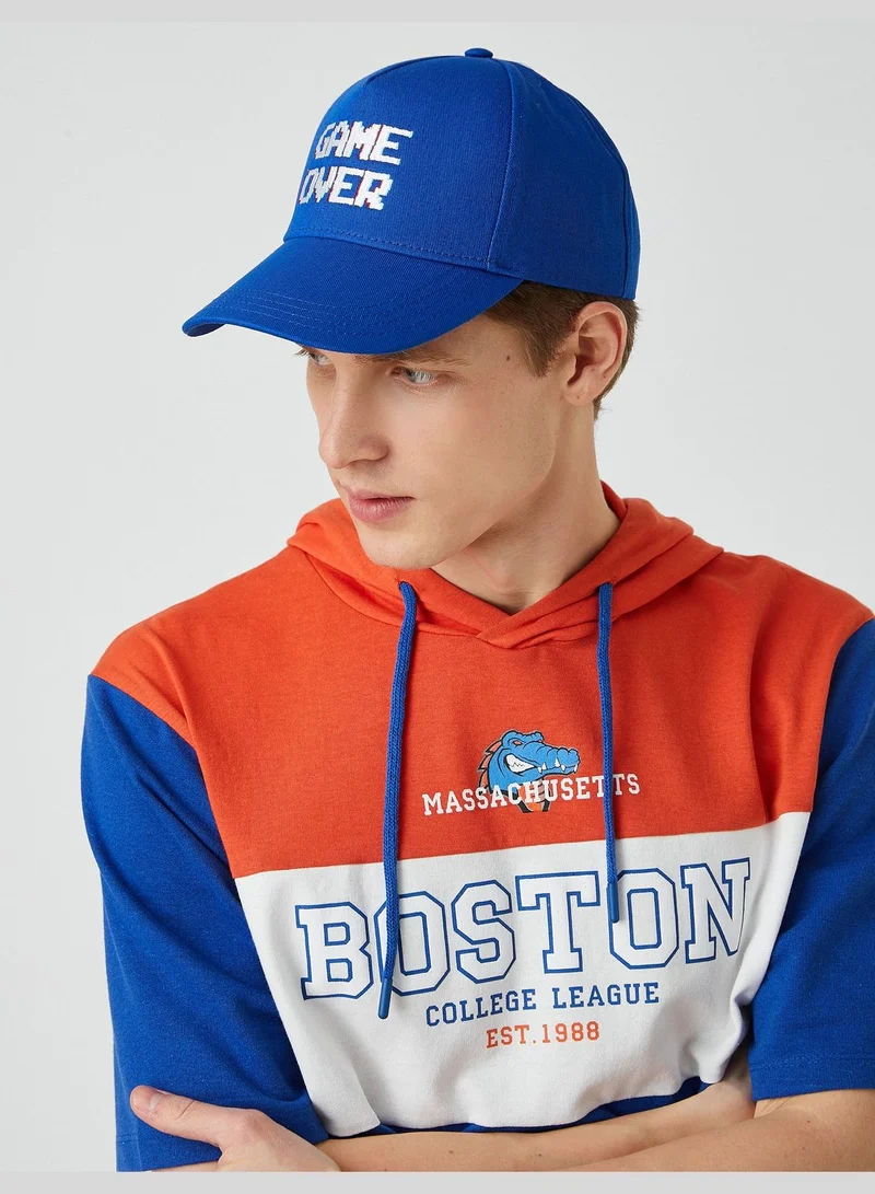 KOTON Embroidered Hat