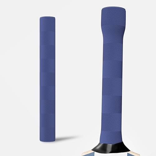 Lifelong Bat Grip - Chevron Shape (Blue) | Ergonomic Design | Easy Wrap | Soft Rubber Grip for Better Cricket Swing | Durable, Bat Grip for All Cricket Players - Image 1