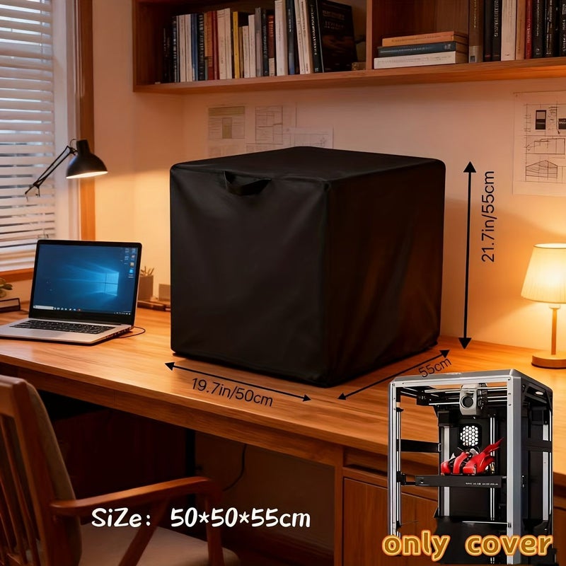 غطاء مطبوع من قماش 600D بمقاس 17.72 × 17.72 × 18.9 بوصة مع رباط شد - Image 5