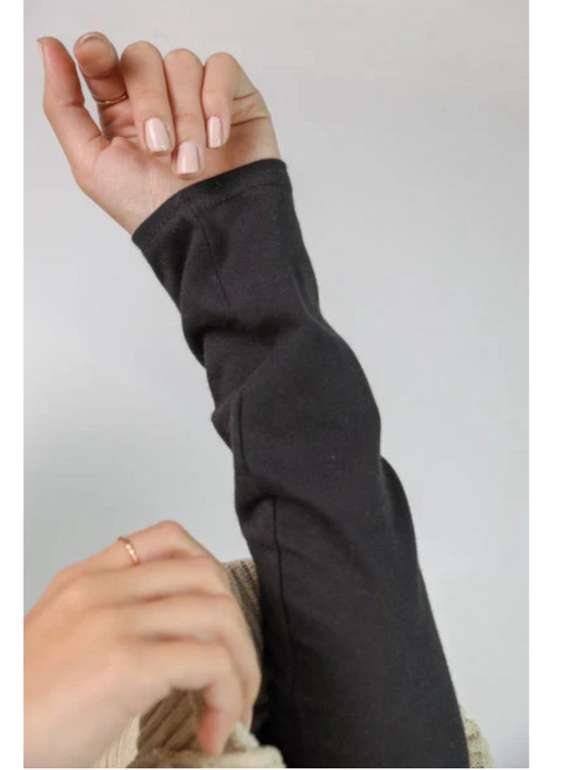 Body Cotton Sleeve Black