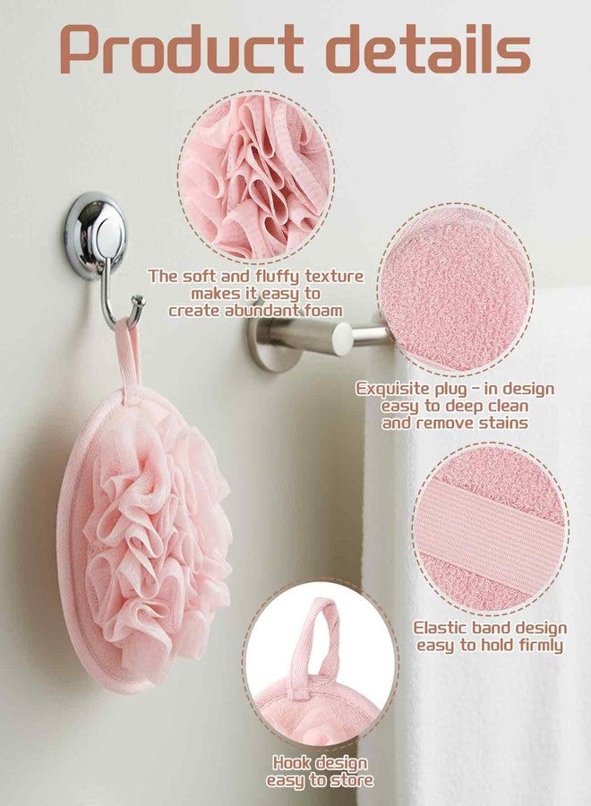 Waaqkid 12 PCS Mini Loofah Travel Size, Small Travel Sponges for Body with Elastic Hand Strap, Shower Puff - Image 3