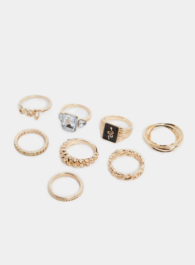 Styli Styli Set of 8 - Embellished Rings