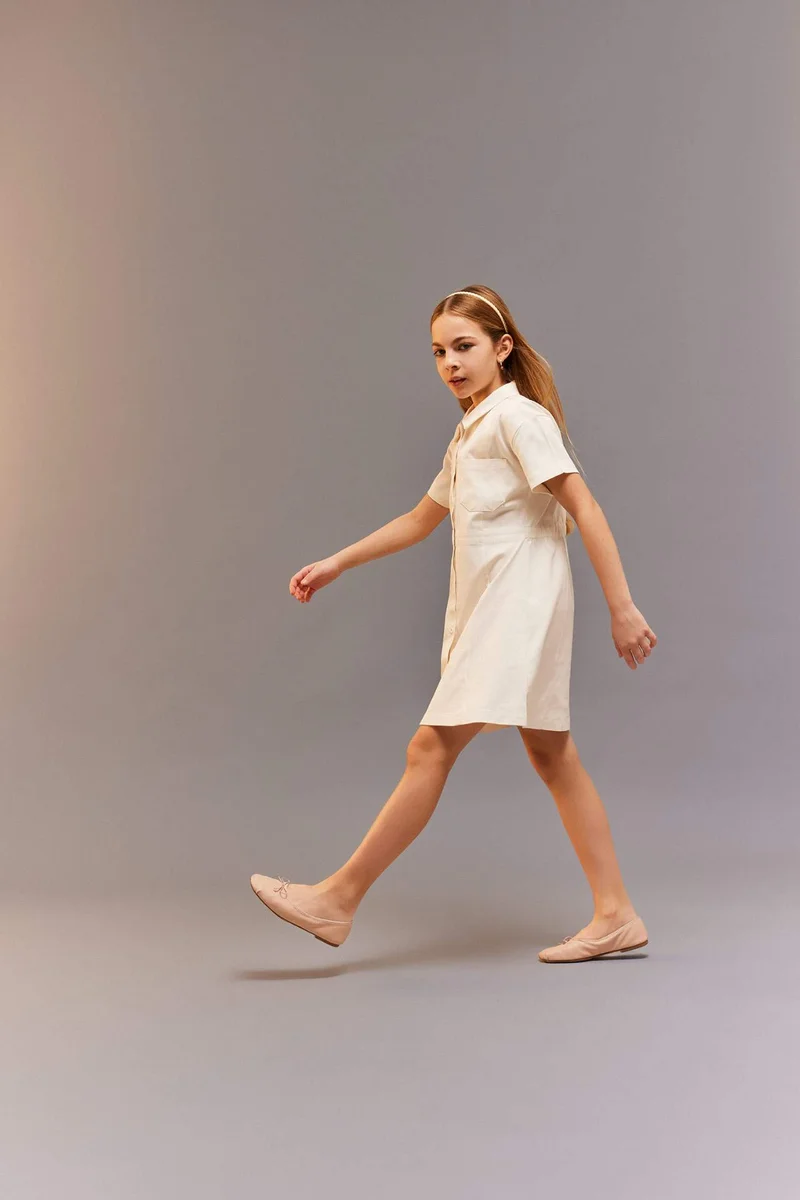 ديفاكتو Short Sleeve Woven Dress