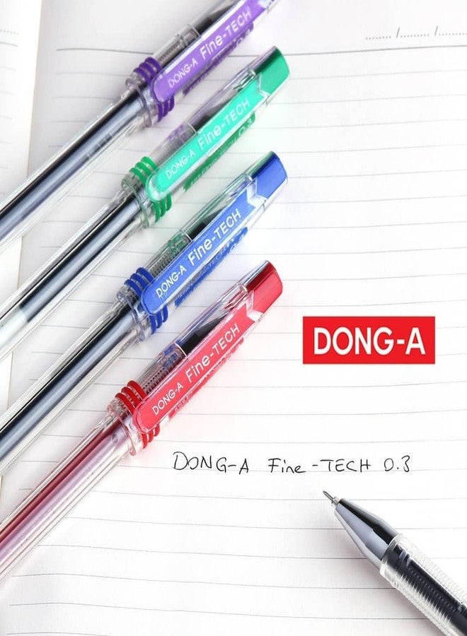 Dong-A FINE-TECH N-0.3MM 3 COLOR GEL PEN SET (Set of 3 Assorted) - Image 2