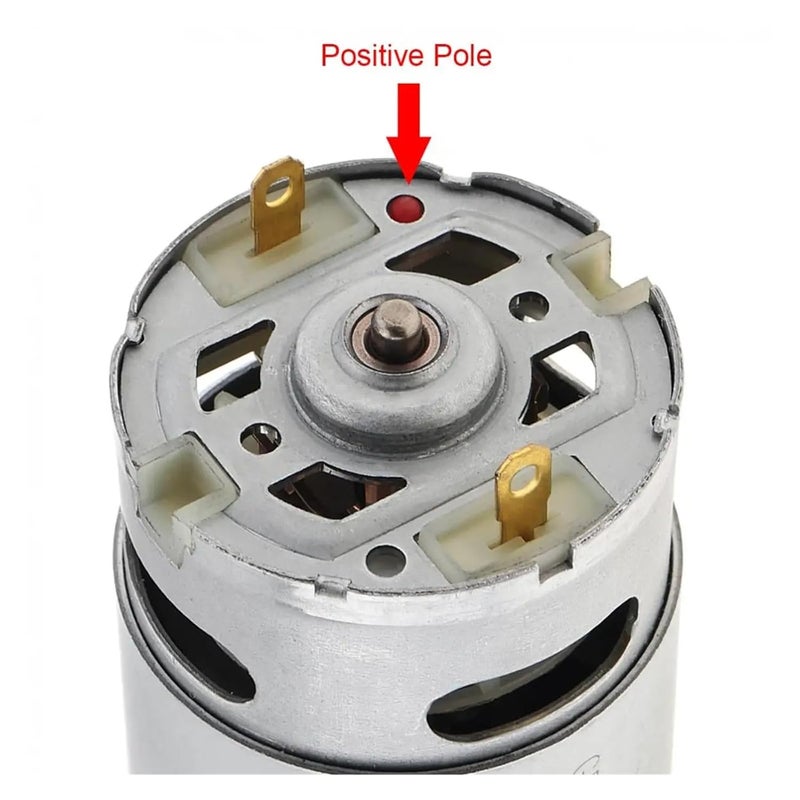 RS550 محرك تيار مستمر عالي السرعة 10.8 فولت 21500 دورة في الدقيقة سرعة واحدة ترس 9T للمثاقب الكهربائية ومفكات البراغي - Image 5