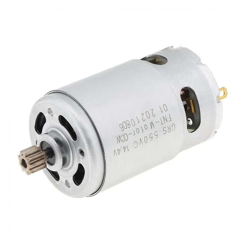 RS550 محرك تيار مستمر عالي السرعة 10.8 فولت 21500 دورة في الدقيقة سرعة واحدة ترس 9T للمثاقب الكهربائية ومفكات البراغي - Image 2