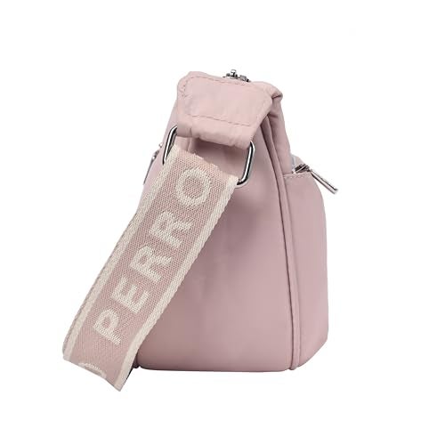 Lino Perros Peach Unisex Crossbody Bag - Image 3