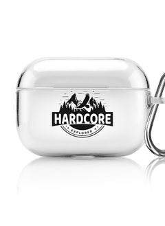 Stylizedd Classic Clear printed Case for Apple AirPods Pro 2nd Generation Thin Transparent Cover [Designed for Apple AirPods Pro 2nd Generation] - Hardcore Explorer  - Image 1