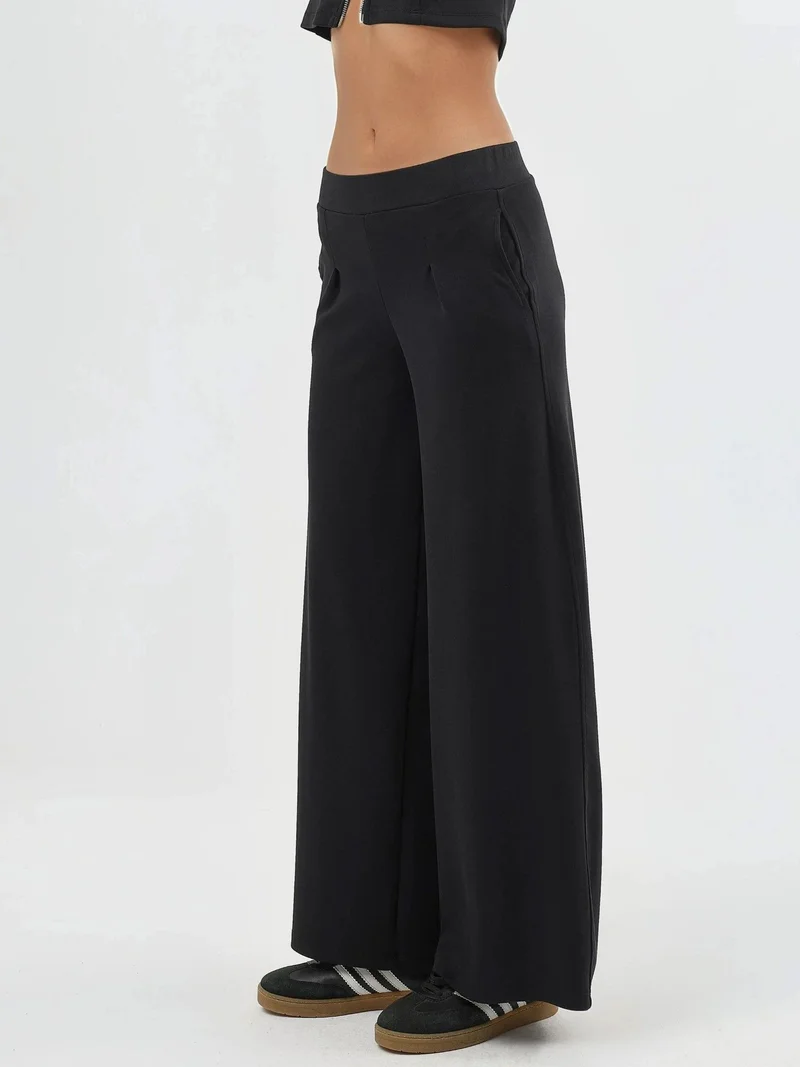 Busem BUSEM Elastic Waist Wide Leg Pants