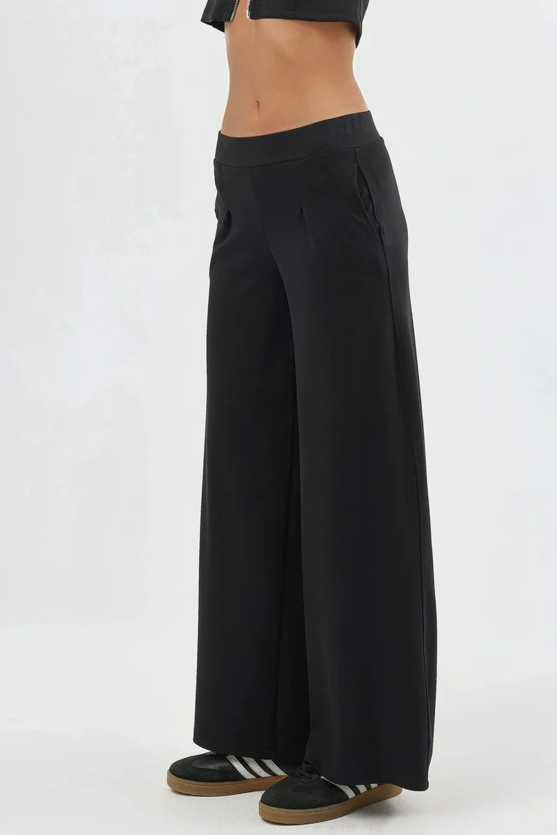 Busem BUSEM Elastic Waist Wide Leg Pants