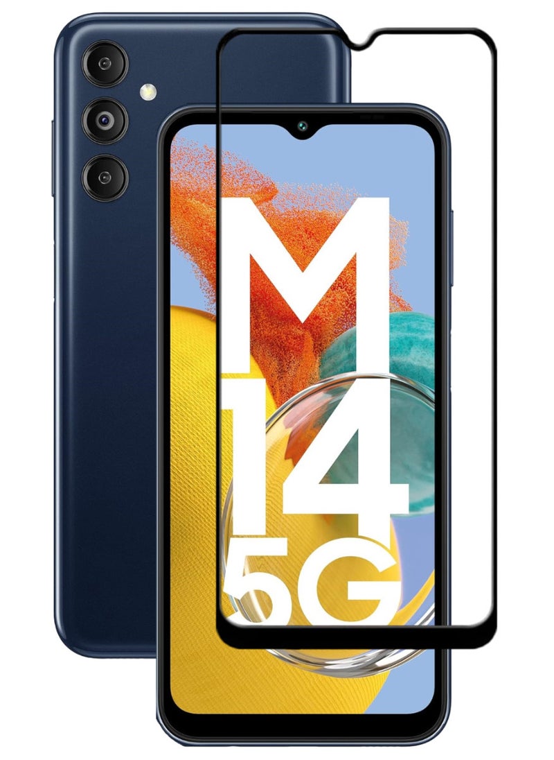 ACLIX Antistatic ESD Dustproof Premium Quality High Definition Tempered Glass Screen Protector Designed For Samsung Galaxy M14 - Image 1